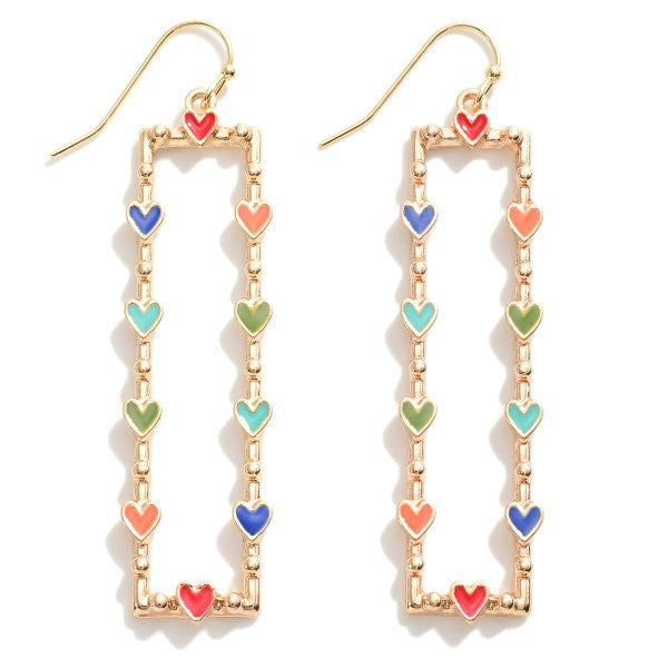 Rainbow of Hearts Earrings